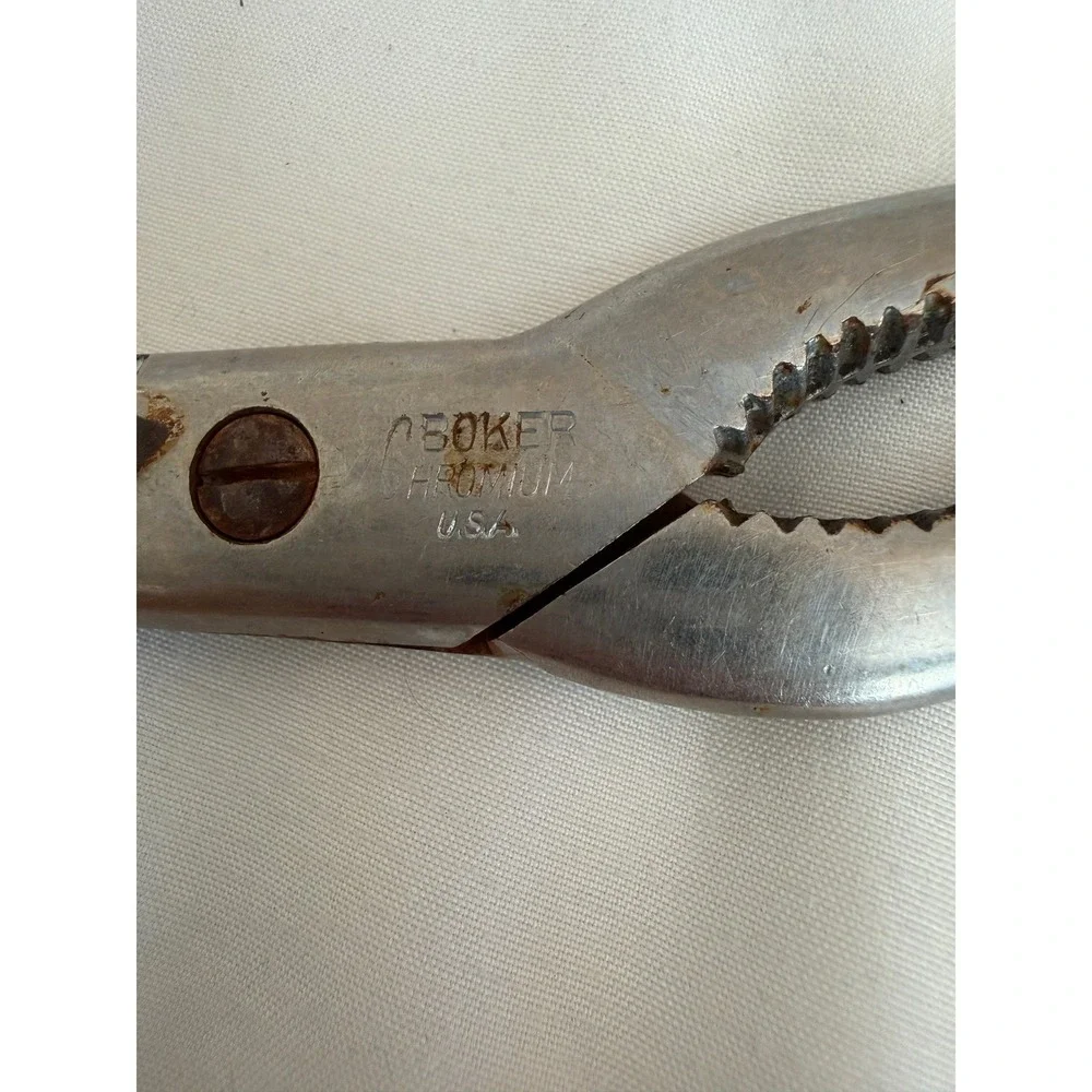 Vintage Boker Chromum USA Kitchen Shears Scissors Nutcracker Bottle Opener